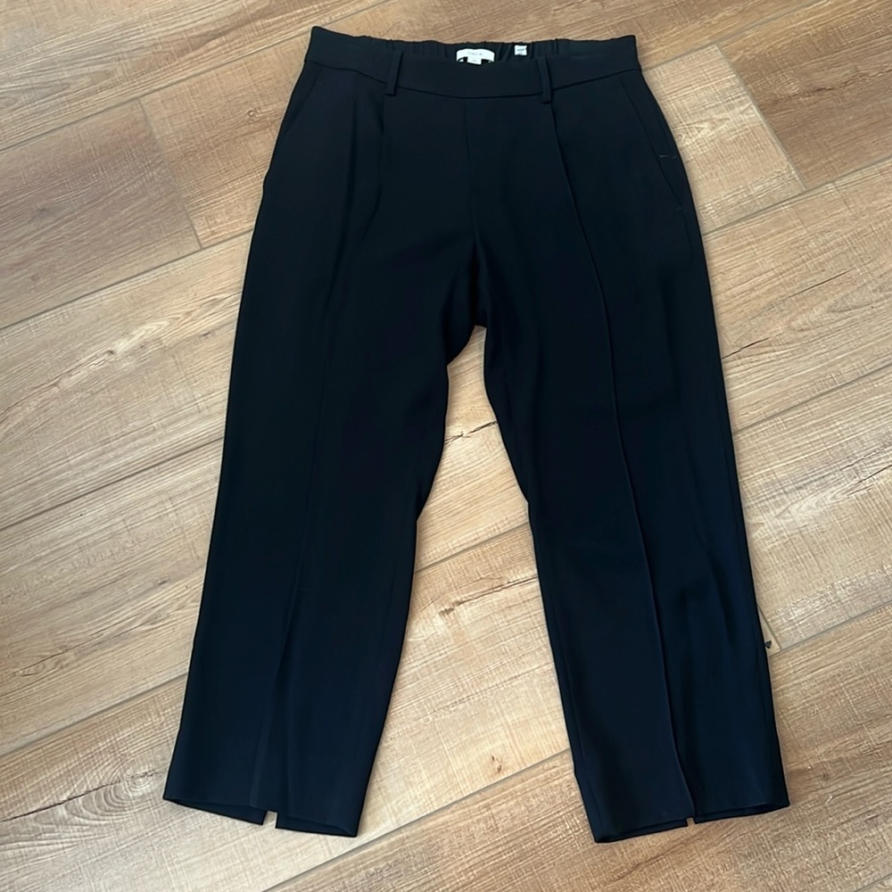 Vince. Tampered Pull-on Dress Pants Black Size M